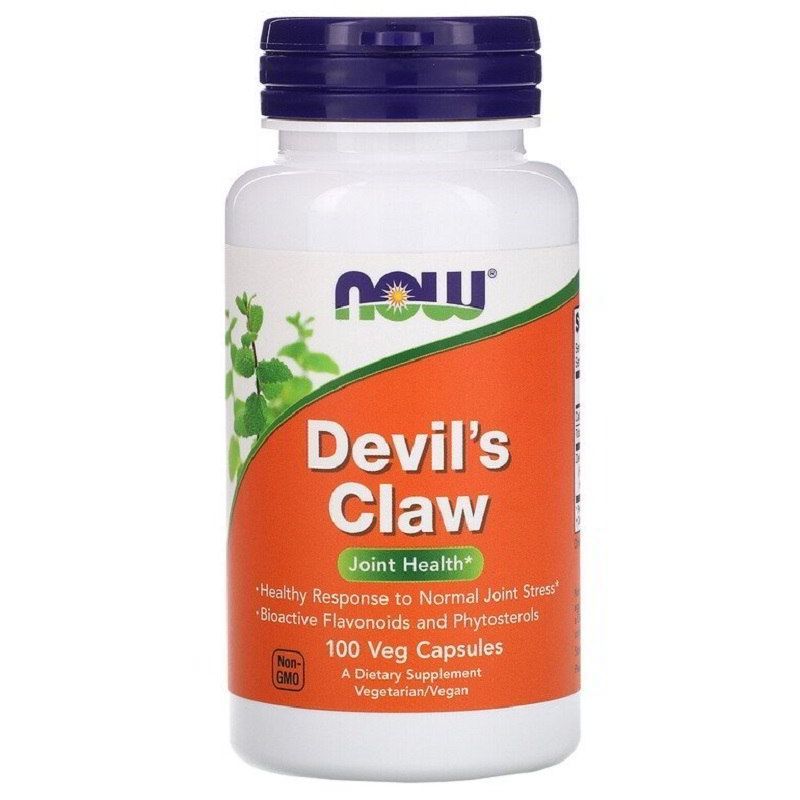 Экстракт корня Когтя Дьявола DEVIL'S CLAW ROOT NOW, 100 вег. капсул
