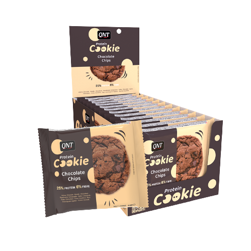 Печенье Protein Cookie с кусочками шоколада, 60 гр, QNT