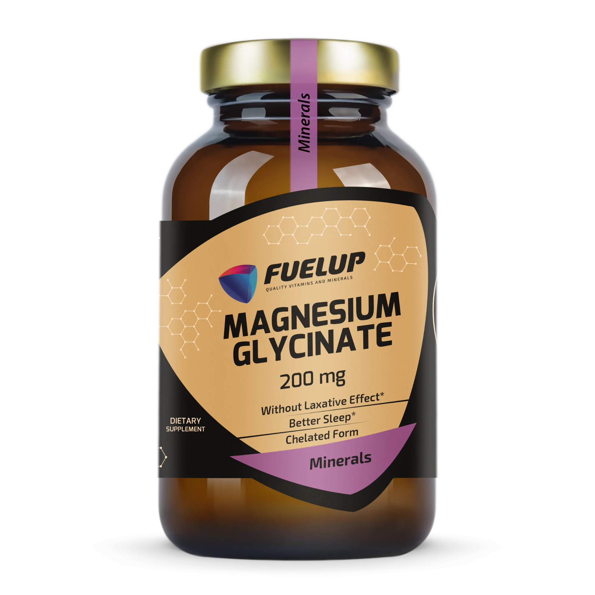 Магний Magnesium Glycinate 200 mg Fuel-Up, 60 таблеток