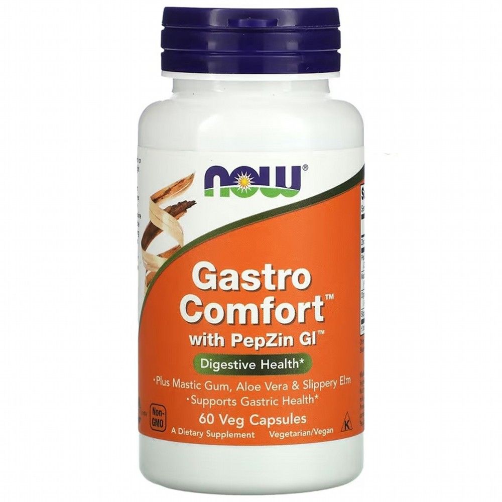Комплекс GASTRO COMFORT WITH PEPZIN GI NOW, 60 вег.капс.