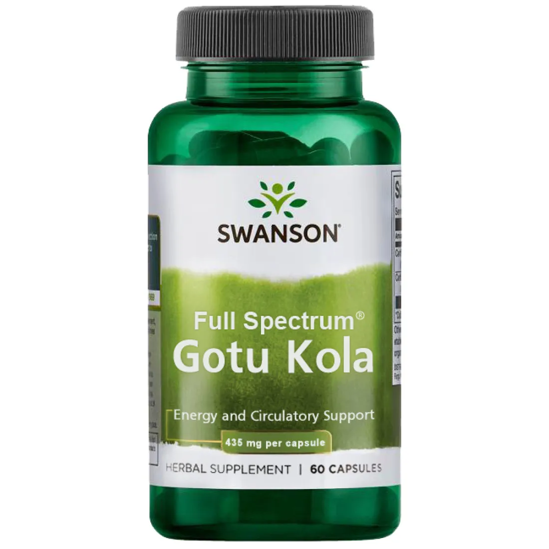 Готу Кола Full Spectrum Gotu Kola 435 mg SWANSON, 60 капсул