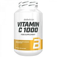 Витамины Vitamin C 1000, Biotech USA,250 табл