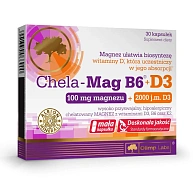 Витамины Olimp Chela-Mag B6 + D3, 30 капс.