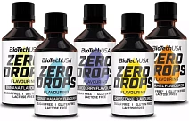 Жидкий ароматизатор Zero Drops BiotechUSA, 50 мл, карамель
