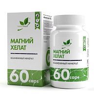 БАД к пище Магний хелат / Magnesium chelate / 60 капс.