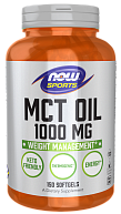 Масло MCT Oil 1000 мг NOW, 150 капсул
