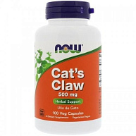 Кошачий коготь CAT'S CLAW 500mg NOW, 100 капсул