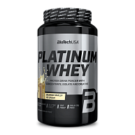 Протеин Platinum Whey BiotechUSA, 1000г, мороженое бурбонская ваниль