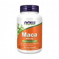 Мака MACA 500мг NOW Foods,250 веган.капс.