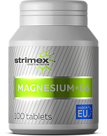 Магний Magnesium+B6 Strimex, 100 таб.