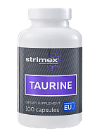 Таурин Taurine Strimex, 100 капсул