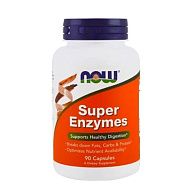 Энзимы Super Enzymes NOW, 90 капс.