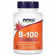 Витамины B-100 NOW Foods, 100 веган.капс.