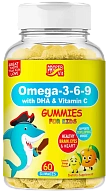 Витамины Omega 3-6-9+DHA с Витамином C for Kids, Proper Vit