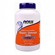 Омега Super Omega EPA 1200мг NOW, 120 капсул