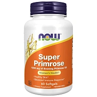 Масло примулы Super Primrose NOW, 60 капсул