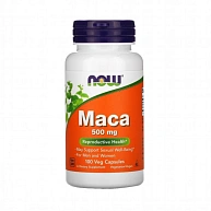 Мака MACA 500мг NOW, 100 веган.капс.