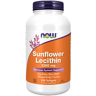 Лецитин подсолнечный Sunflower Lecithin 1200мг NOW, 