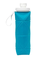Бутылка для воды трансформер, 600 мл, темно-бирюзовая, FitRule