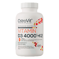 Витамин D3+K2 OstroVit, 100 таблеток