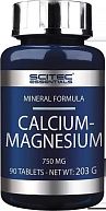 Минералы Calcium-Magnesium Scitec Nutrition, 90 таб.