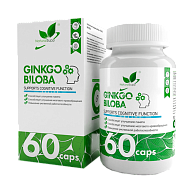 БАД к пище Экстракт гинкго билоба + Экстракт элеутерококка / Ginkgo biloba extract / 60 капс.
