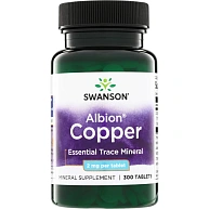 Медь Copper 2 mg Albion SWANSON, 300 таблеток