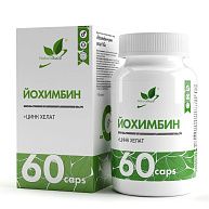 БАД к пище Йохимбин + цинк хелат / Yohimbine / 60 капс.