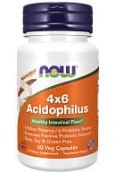 4X6 ACIDOPHILUS NOW, 60 капсул