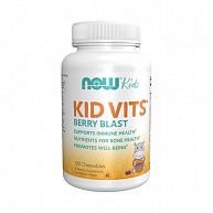 Витамины Kid Vits NOW, 120 таблеток, вкус ягодный