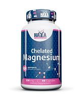 Магний Chelated Magnesium Haya Labs, 60 капсул