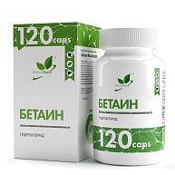Бетаин 600 мг. Naturalsupp, 120 капс.