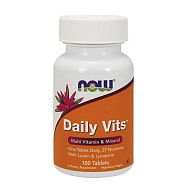 Витамины Daily Vits Multi NOW Foods, 100 таб.