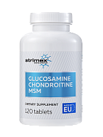 Glucosamine-Chondroitine-MSM, Strimex, 120 табл