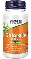 Хлорелла CHLORELLA 1000mg NOW, 60 таблеток