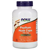 Подорожник с пектином PSYLLIUM HUSK 700mg + PECTIN NOW, 180 капсул