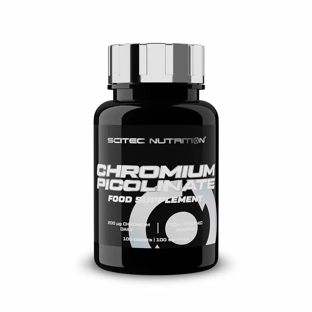 Хром Chromium Picolinate, Scitec Nutrition, 100 табл