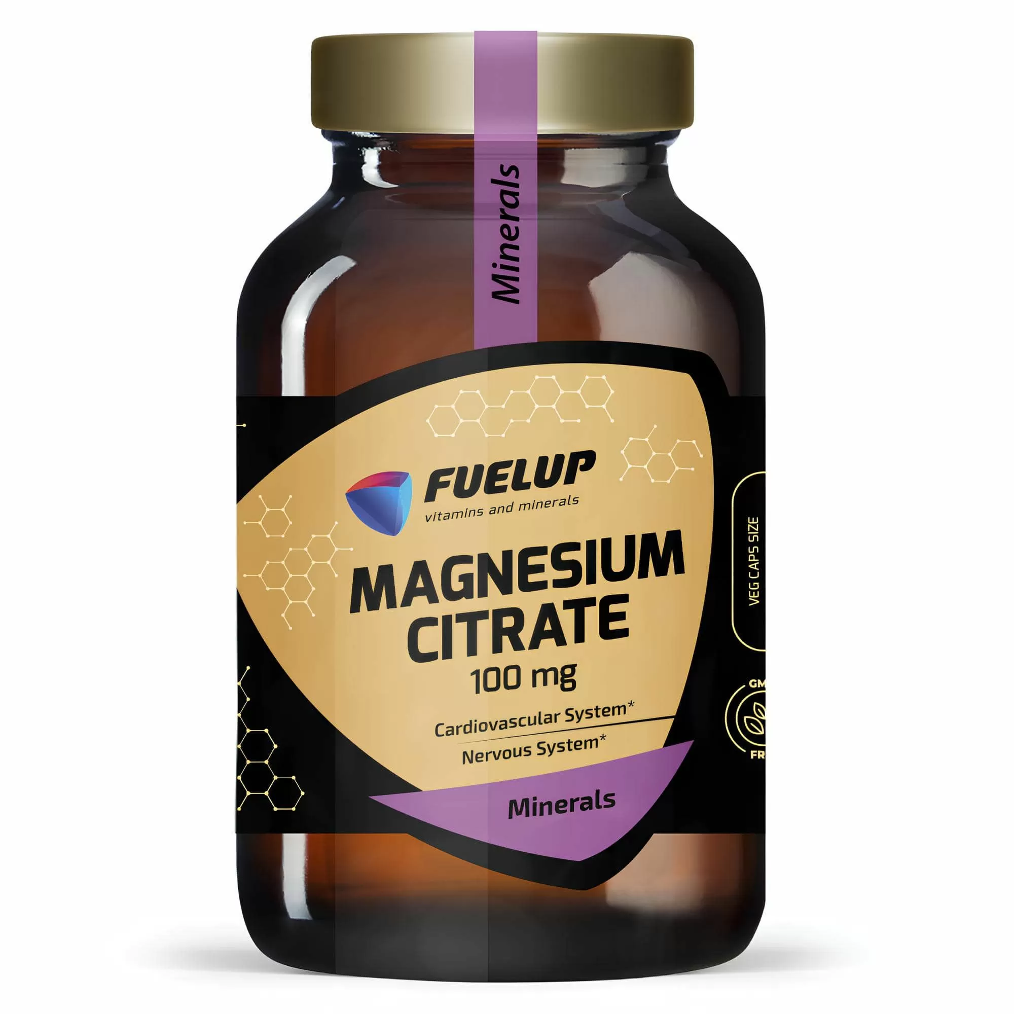 Магний Magnesium Citrate 100 mg Fuel-Up, 60 капсул