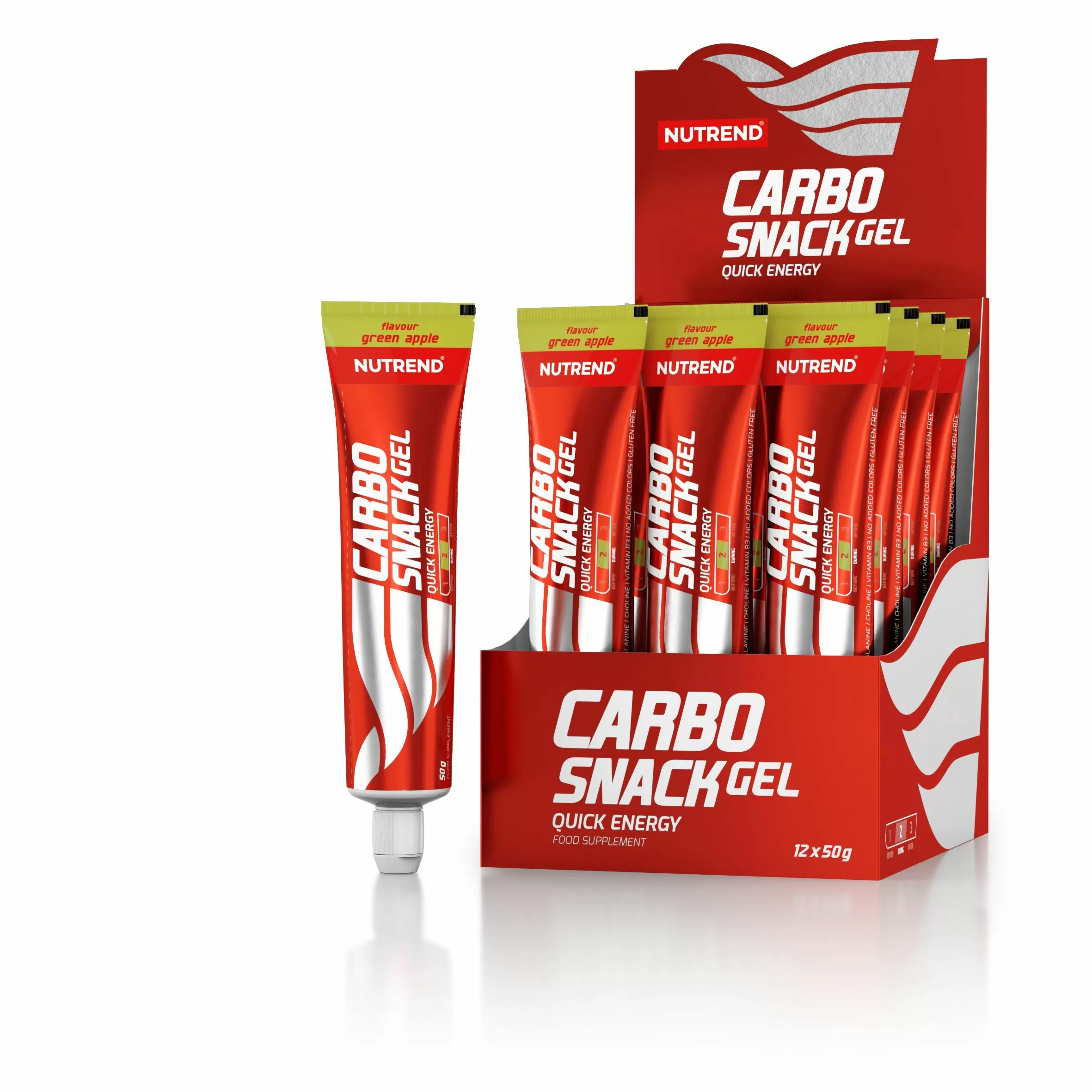 Гель энергетич.гель в тюбике CARBOSNACK Nutrend, 50 грамм