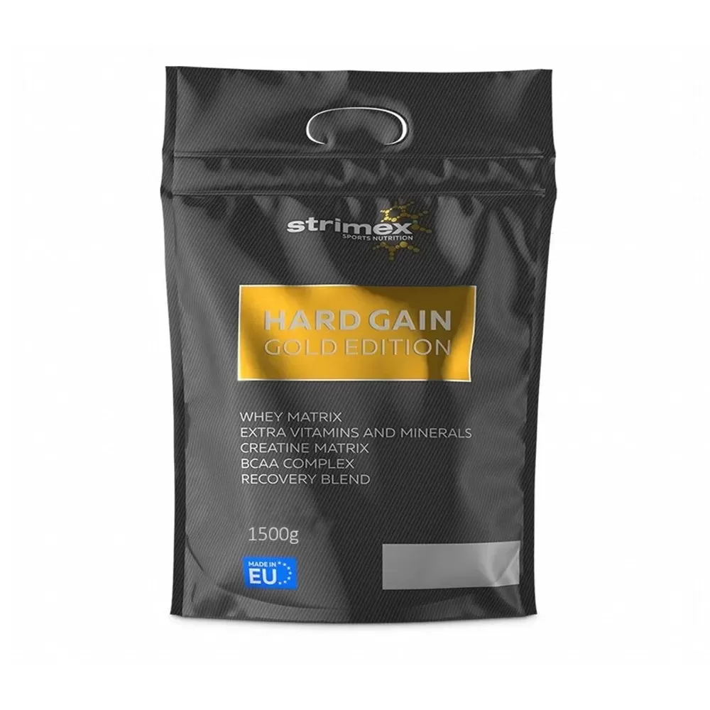 Гейнер Hard Gain Gold Edition, Strimex, 1500 г, банан