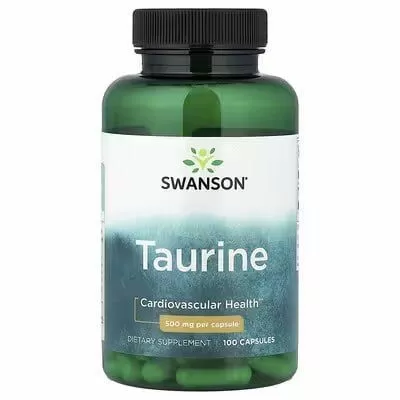 Таурин Taurine 500 mg SWANSON, 100 капсул