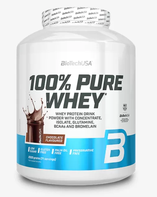 Протеин 100% Pure Whey BiotechUSA, 2000г, ваниль