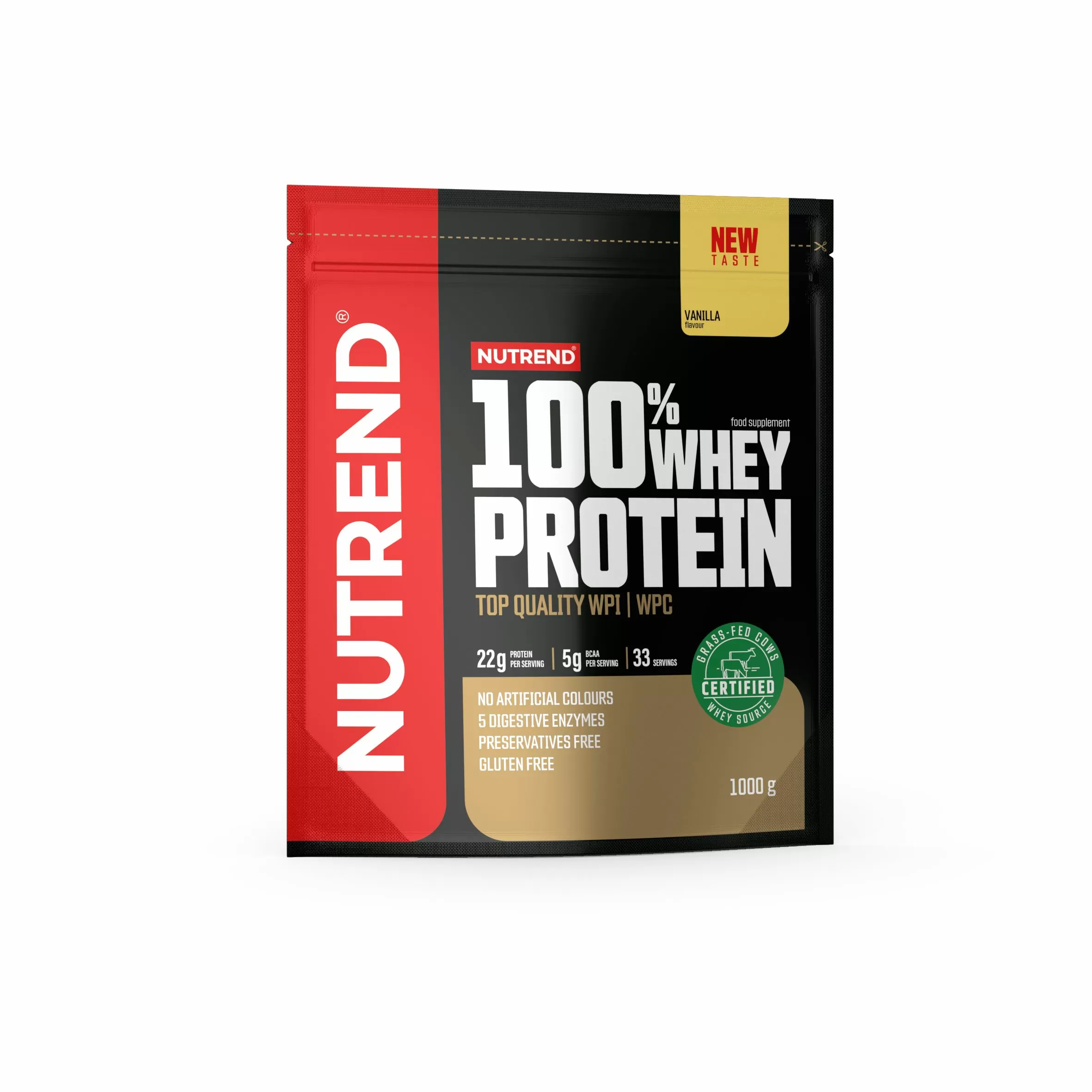 Протеин 100% WHEY PROTEIN Nutrend, 1000 г, ваниль
