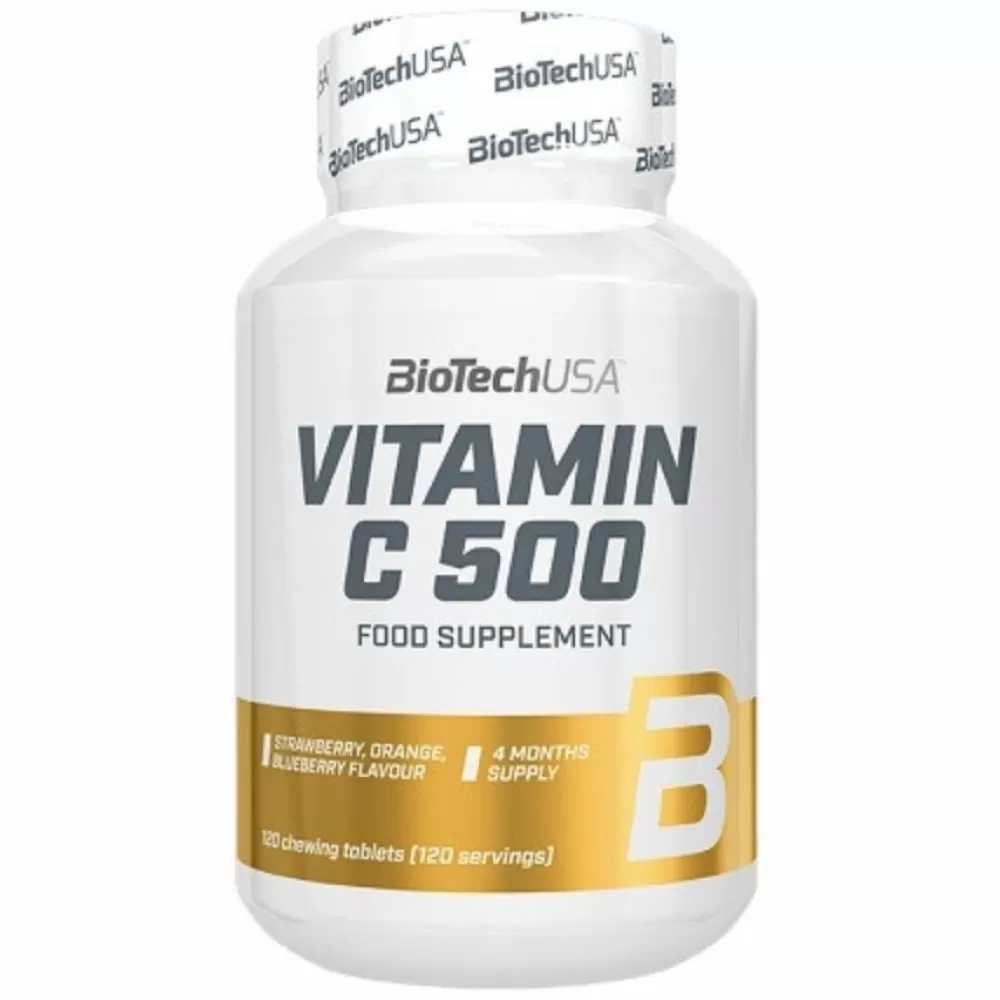 Витамин C Vitamin C 500 Biotech USA, 120 табл