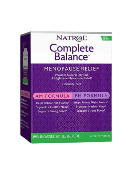 Витамины Complete Balance for menopause AP/PM, 30+30 капс., Natrol