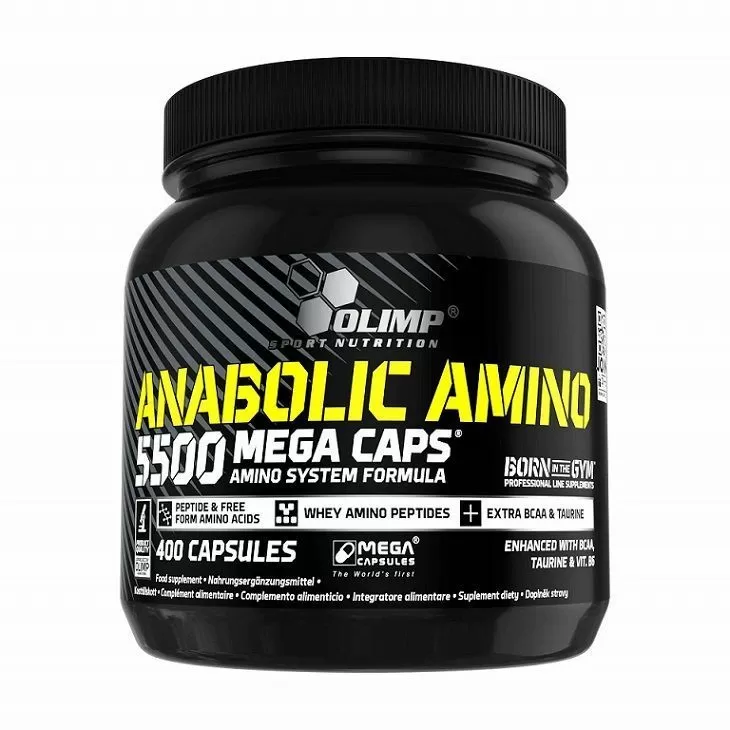 Аминокислоты Anabolic Amino 5500 Mega Caps, Olimp