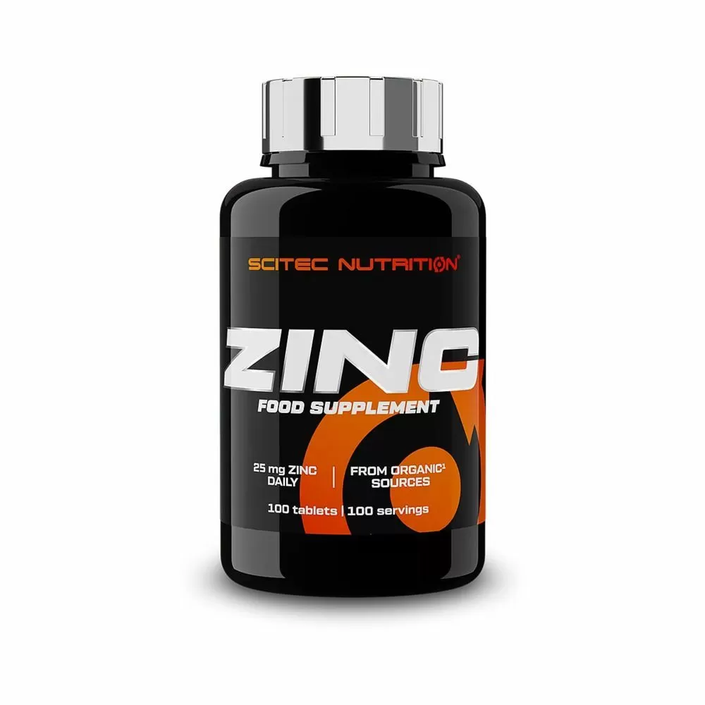 Цинк Zinc, Scitec Nutrition, 100 табл