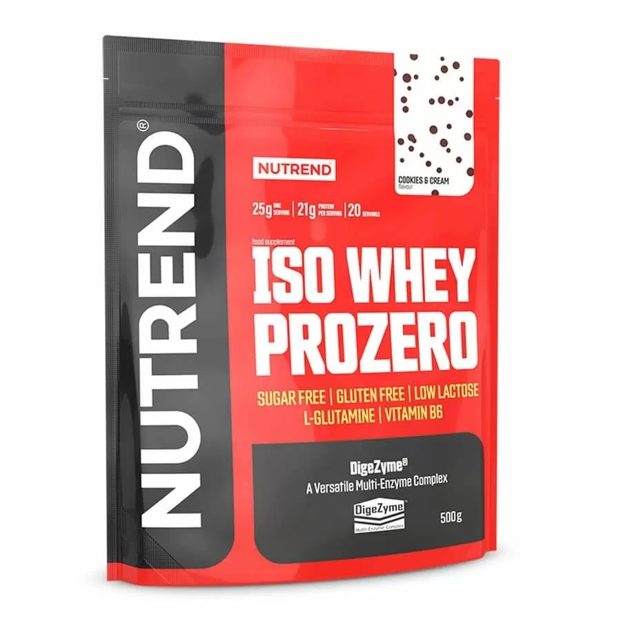 Протеин ISO WHEY PROZERO Nutrend, 500 г. ванильный пудинг