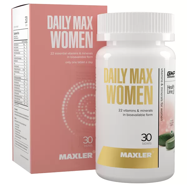 Витамины Daily Max Women Maxler, 30 табл.