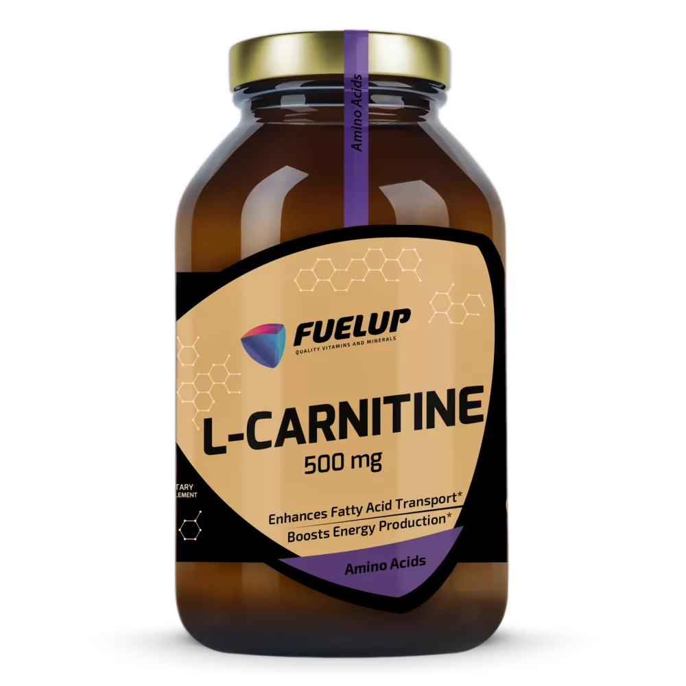 Купить Л-карнитин Л-карнитин L-Carnitine 500 mg Fuel-Up, 180 вег.капсул  (180 капсулы) в Минске, цена